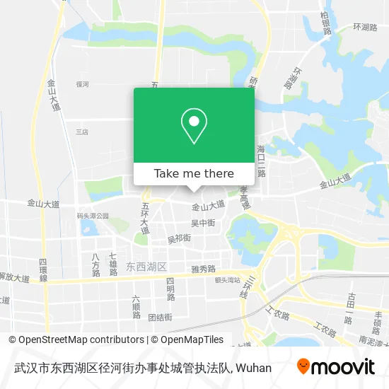 武汉市东西湖区径河街办事处城管执法队 map