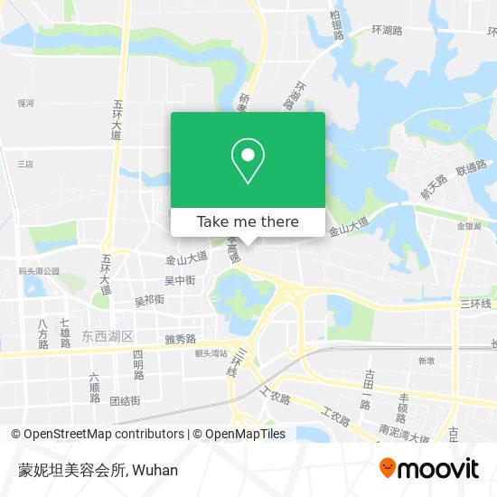 蒙妮坦美容会所 map