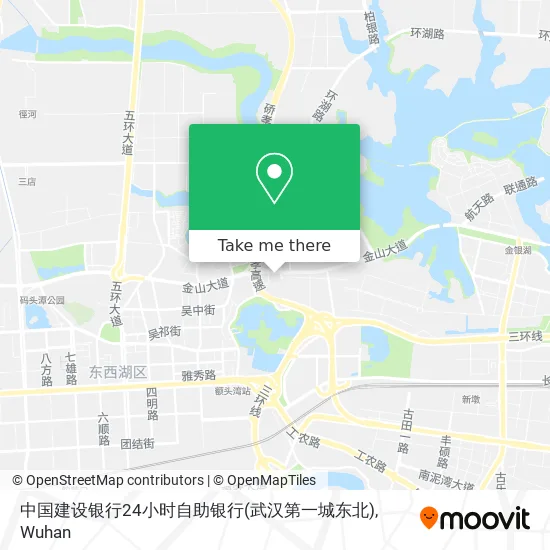 中国建设银行24小时自助银行(武汉第一城东北) map