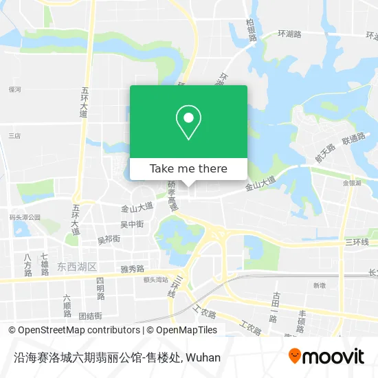 沿海赛洛城六期翡丽公馆-售楼处 map