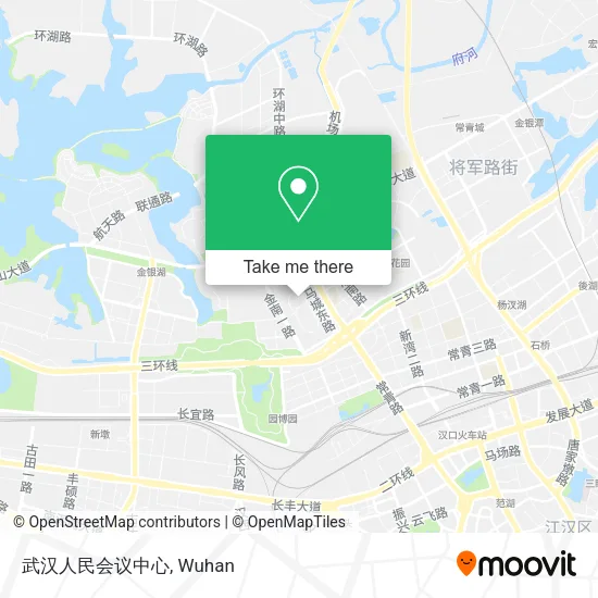 武汉人民会议中心 map