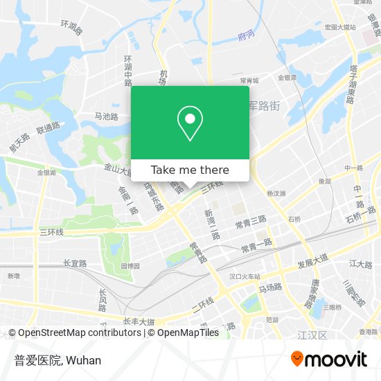 普爱医院 map
