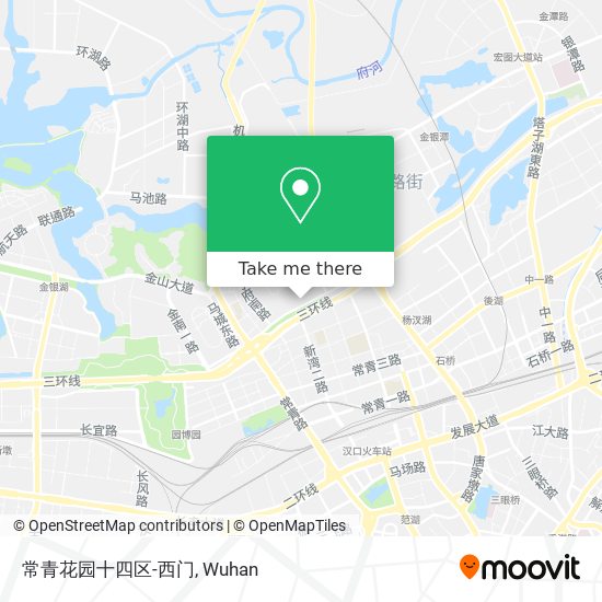 常青花园十四区-西门 map