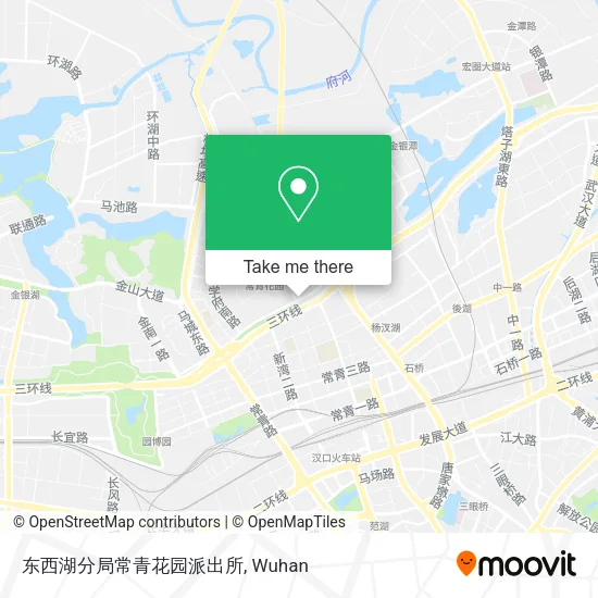 东西湖分局常青花园派出所 map