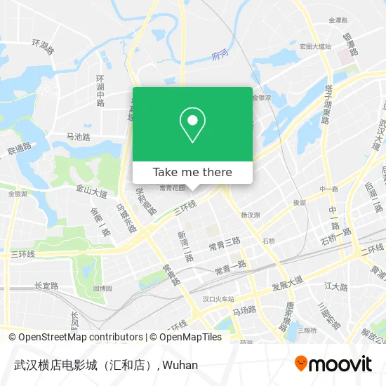 武汉横店电影城（汇和店） map