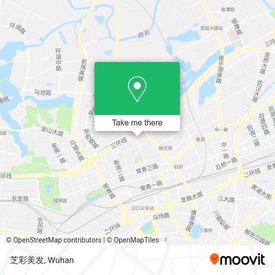 芝彩美发 map