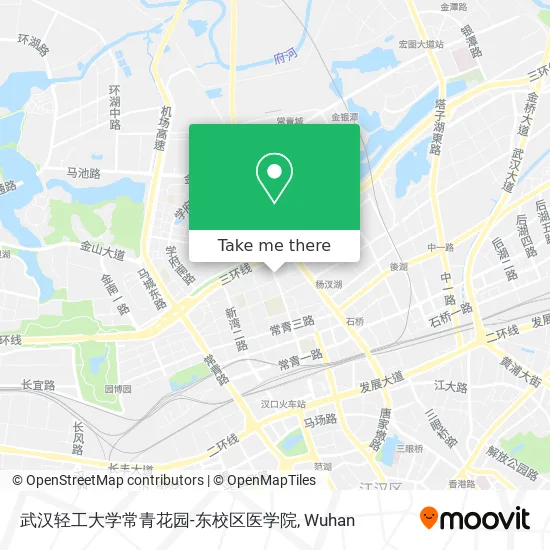 武汉轻工大学常青花园-东校区医学院 map