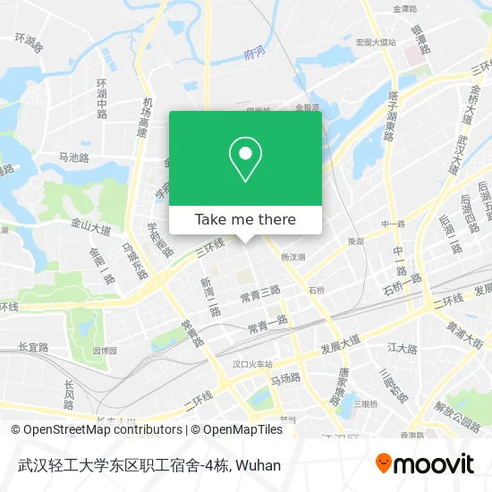 武汉轻工大学东区职工宿舍-4栋 map