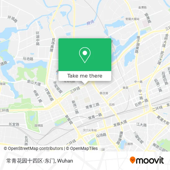 常青花园十四区-东门 map