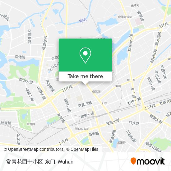 常青花园十小区-东门 map