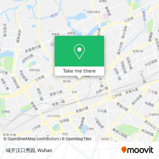 城开汉口秀园 map