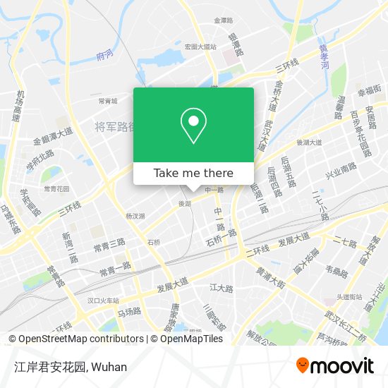 江岸君安花园 map
