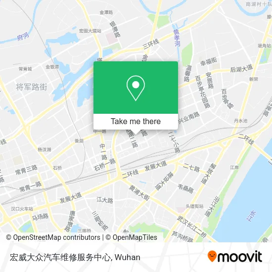 宏威大众汽车维修服务中心 map
