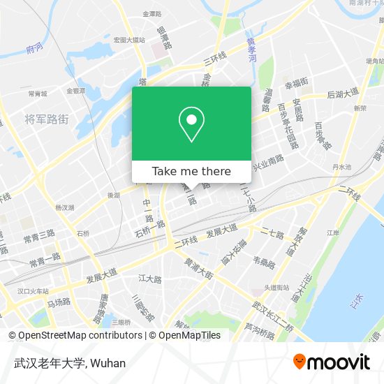 武汉老年大学 map