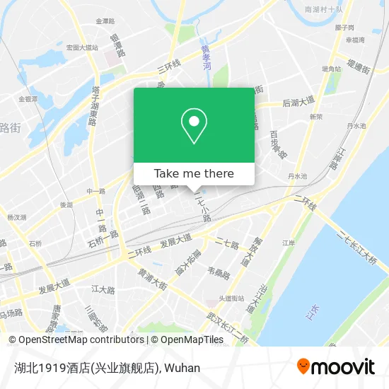 湖北1919酒店(兴业旗舰店) map