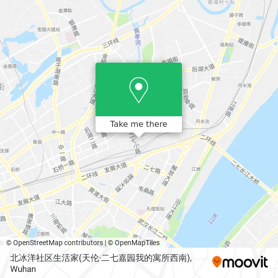 北冰洋社区生活家(天伦·二七嘉园我的寓所西南) map