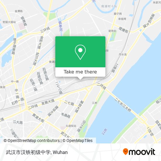 武汉市汉铁初级中学 map