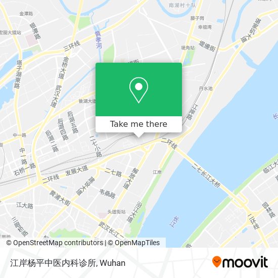 江岸杨平中医内科诊所 map