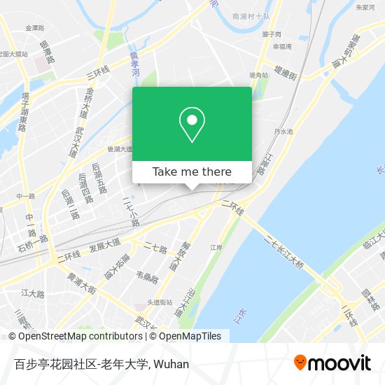 百步亭花园社区-老年大学 map