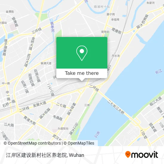江岸区建设新村社区养老院 map