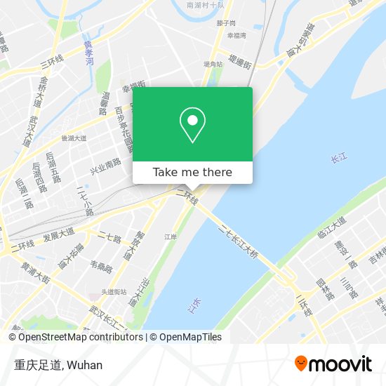重庆足道 map