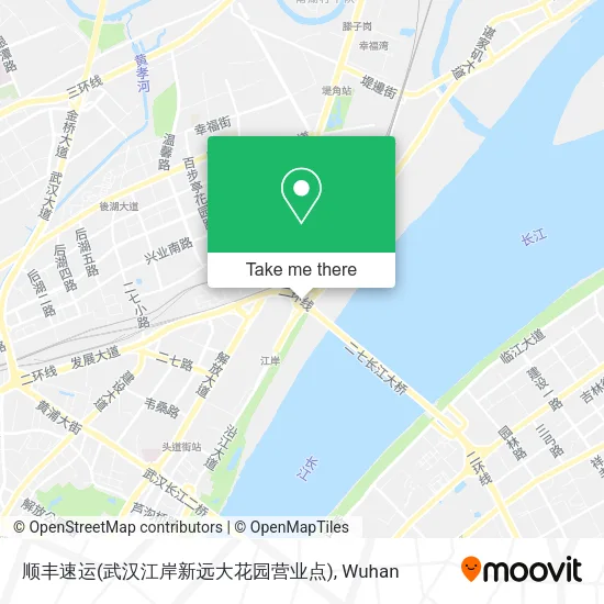 顺丰速运(武汉江岸新远大花园营业点) map