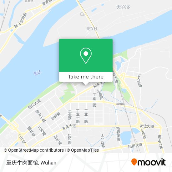 重庆牛肉面馆 map