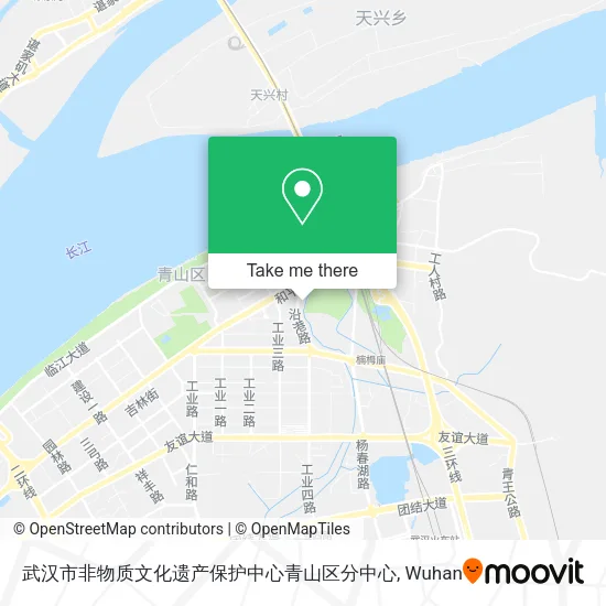 武汉市非物质文化遗产保护中心青山区分中心 map