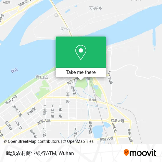 武汉农村商业银行ATM map