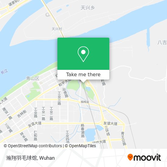 瀚翔羽毛球馆 map