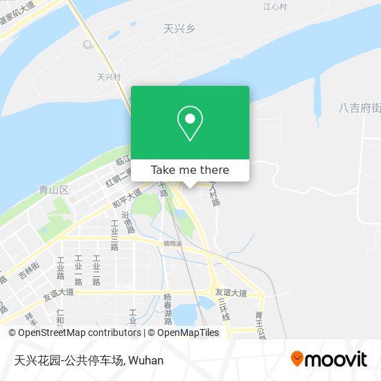 天兴花园-公共停车场 map