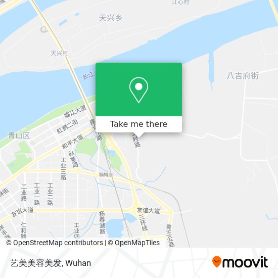 艺美美容美发 map