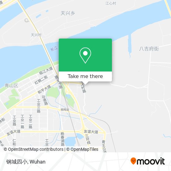 钢城四小 map
