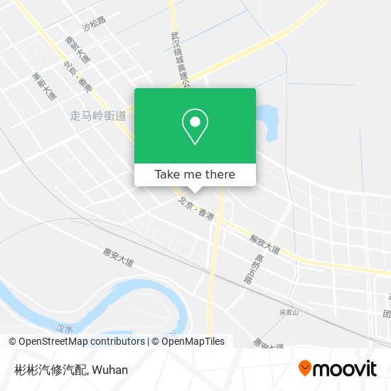 彬彬汽修汽配 map