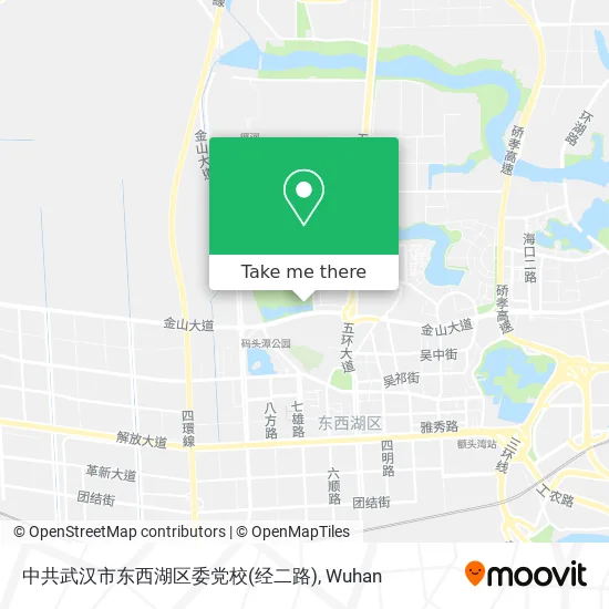 中共武汉市东西湖区委党校(经二路) map