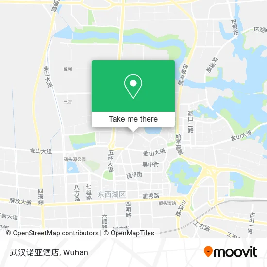 武汉诺亚酒店 map