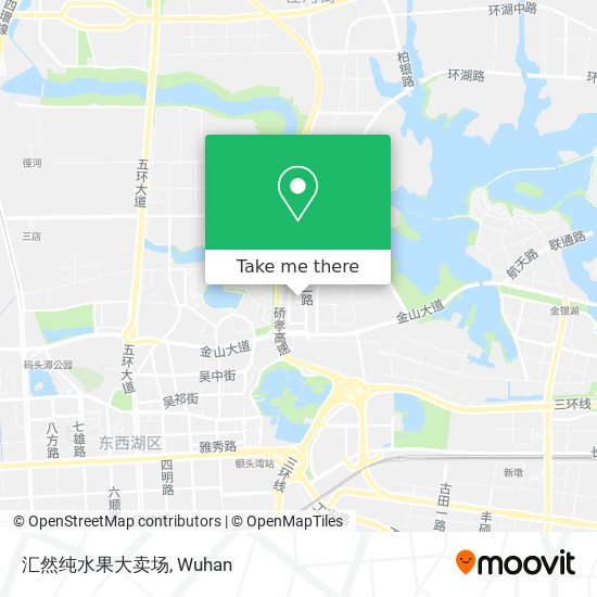 汇然纯水果大卖场 map
