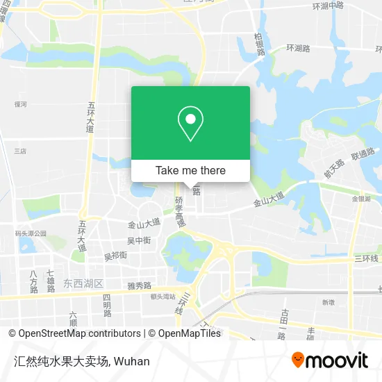 汇然纯水果大卖场 map