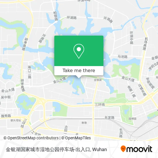 金银湖国家城市湿地公园停车场-出入口 map