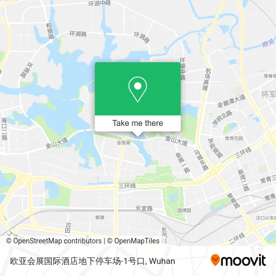 欧亚会展国际酒店地下停车场-1号口 map
