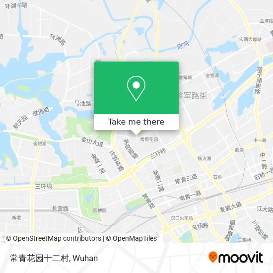 常青花园十二村 map