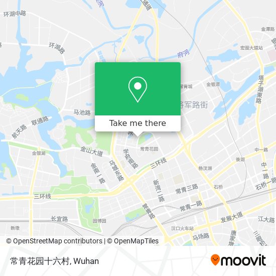 常青花园十六村 map