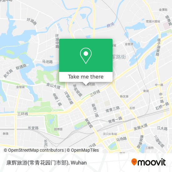 康辉旅游(常青花园门市部) map