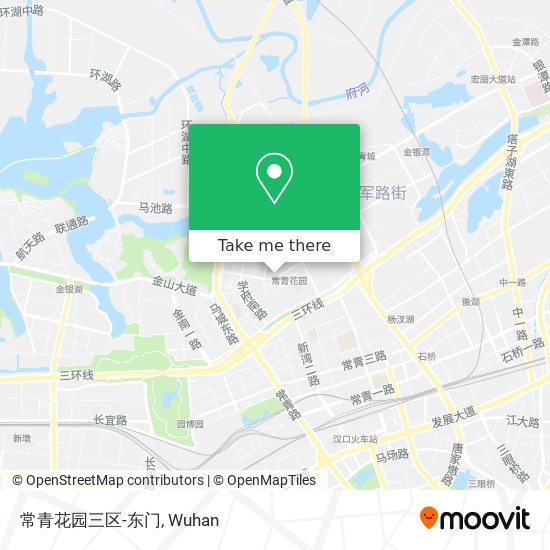 常青花园三区-东门 map