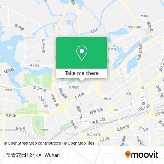 常青花园12小区 map