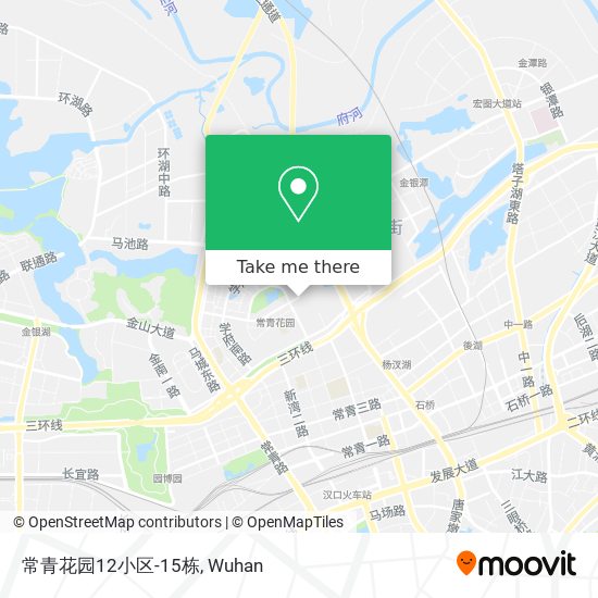常青花园12小区-15栋 map
