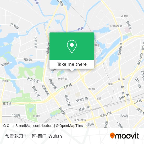 常青花园十一区-西门 map