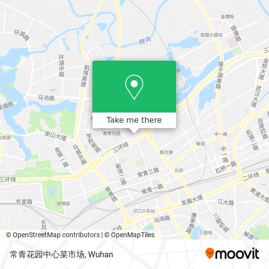 常青花园中心菜市场 map