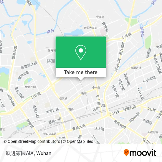 跃进家园A区 map