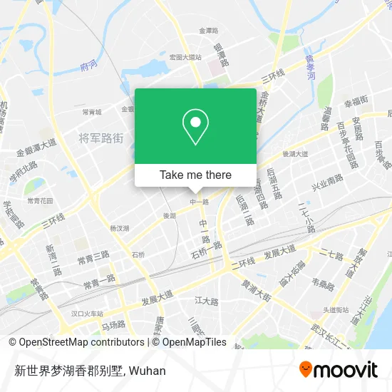 新世界梦湖香郡别墅 map